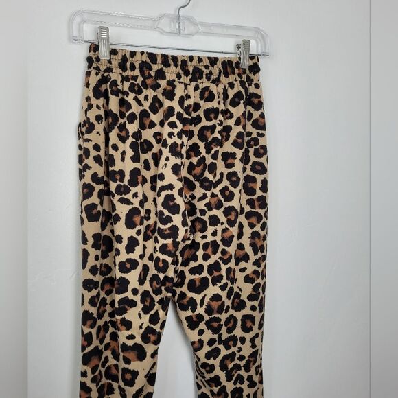 ShoSho Animal Print Joggers Pants Loungewear Cozy Pull On Pajama Casual Small - Picture 8 of 9